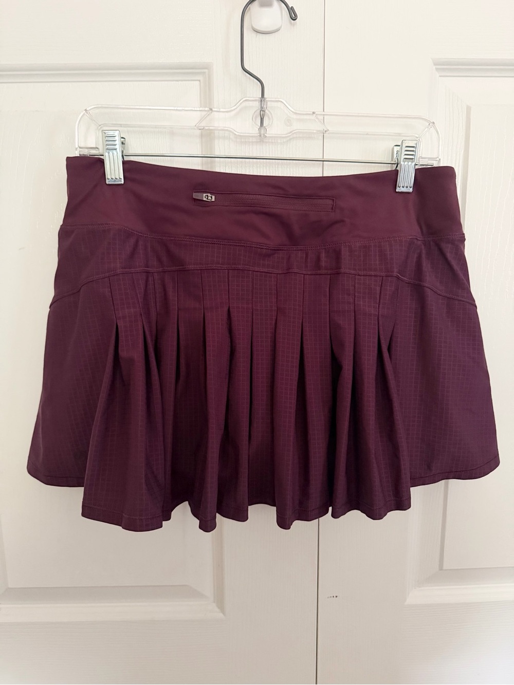 5 for $25! CRZ YOGA Plum Circle Skater Skort - Picture 3 of 4